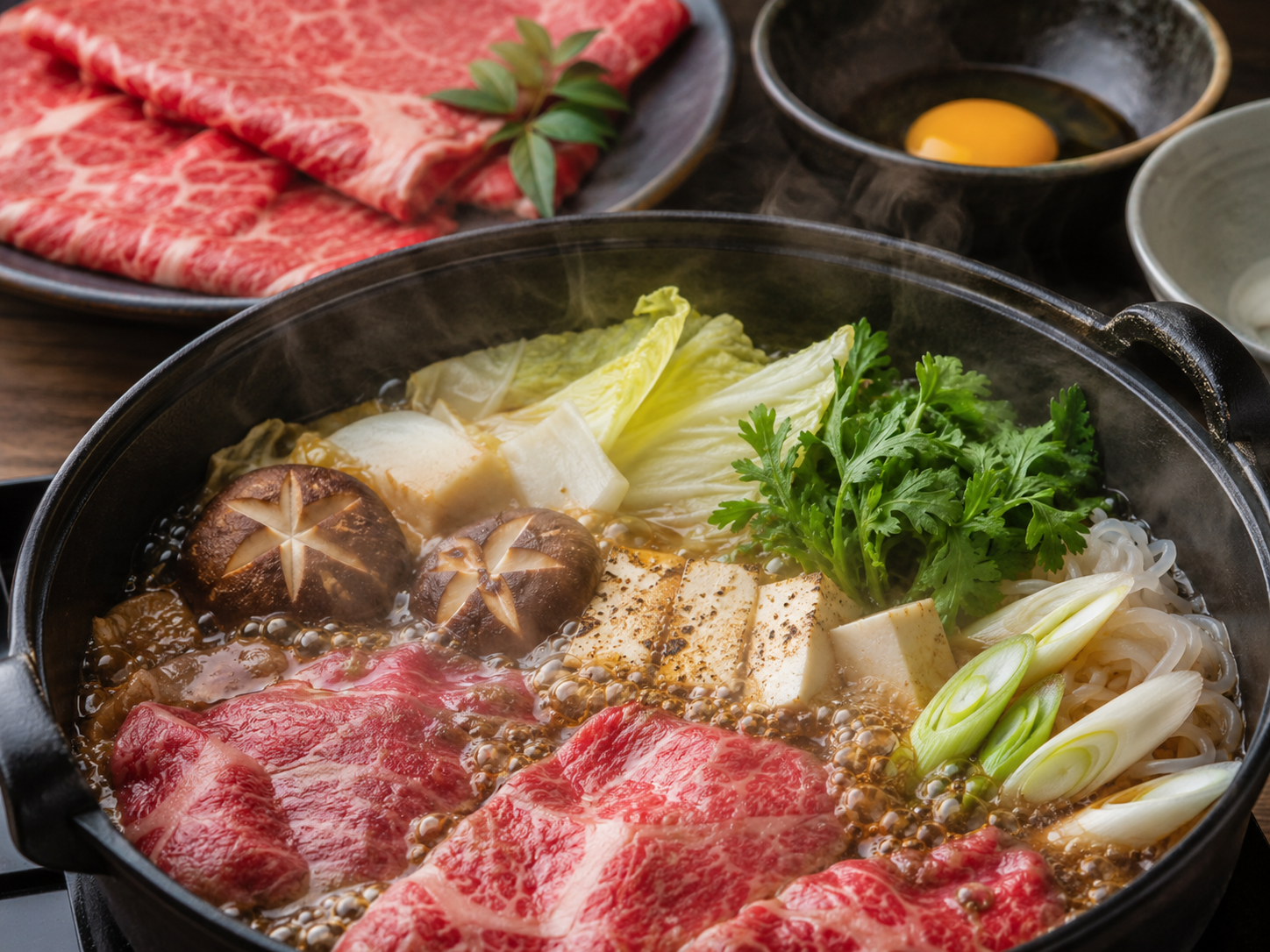 馬肉壽喜燒或和風料理